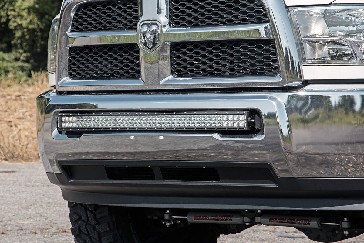 Ram 3500 LED Bumper Mount - Front - Rough Country - 40 Ram 3500 LED Bumper Mount - Front - Rough Country - 40